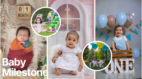 Baby Milestone Photoshoots