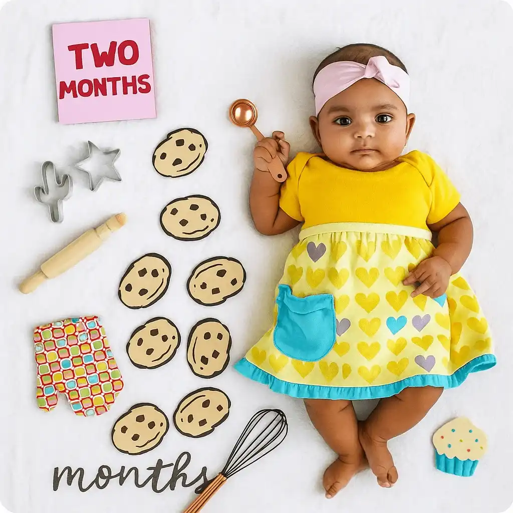 Baby milestone photoshoot Jamshedpur