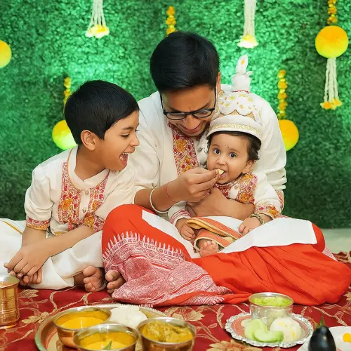 Rice Ceremony Photography in Kolkata