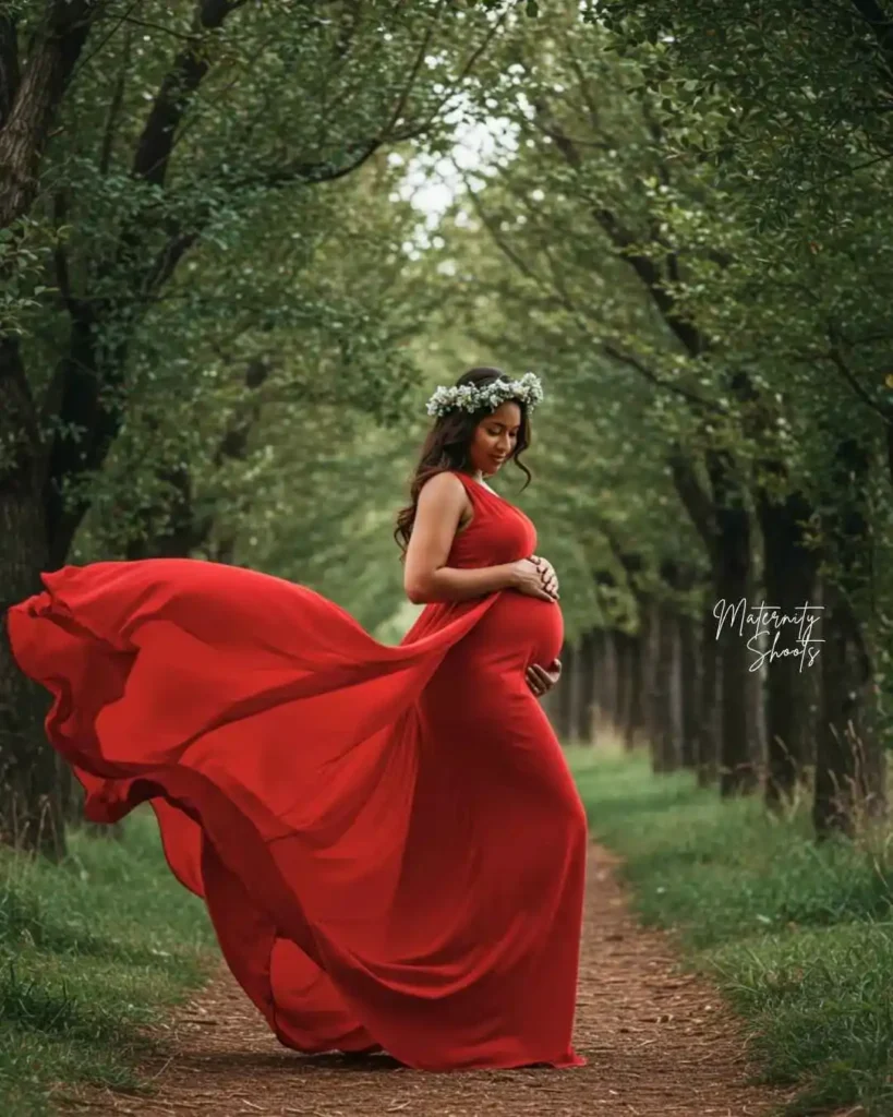 The Flowing Gown Pose
