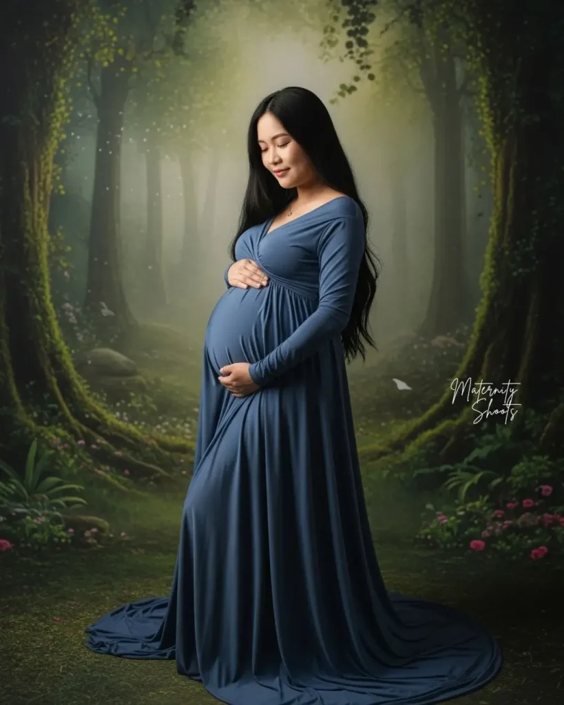 The Hand-on-Belly Pose