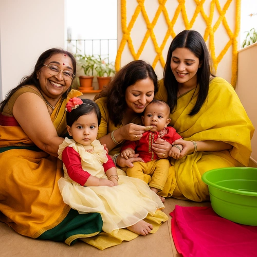 baby annaprasana photography in Kolkata