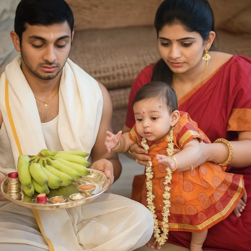 rice ceremony (annaprashan) in Asansol