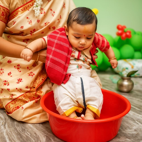 rice ceremony (annaprashan) in Kolkata