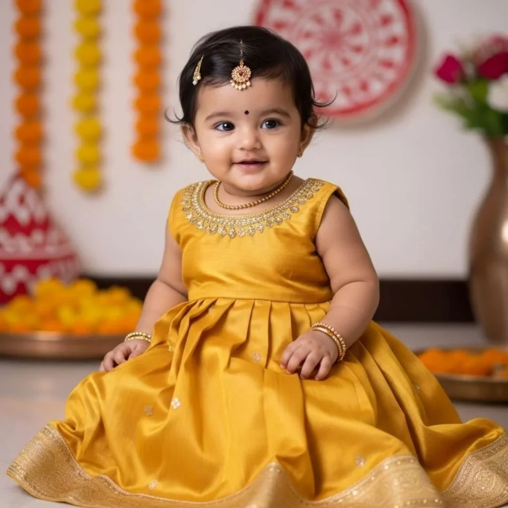 Bengali Frocks and Gowns with Ethnic Touches