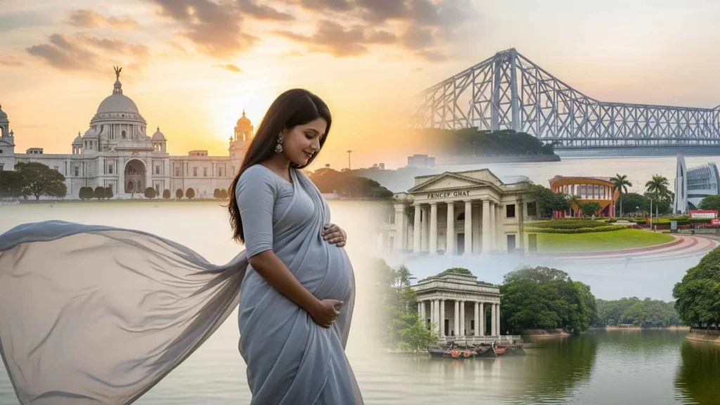 maternity photoshoot locations in Kolkata