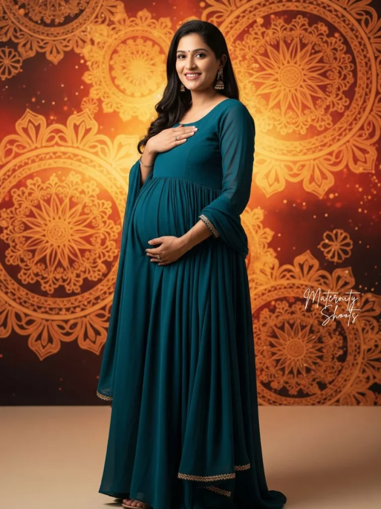 Hands on HeartBelly Pose