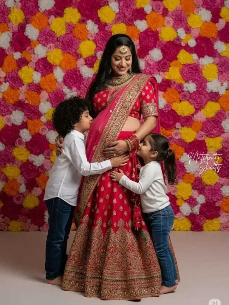 Kids Kissing the Belly (2)