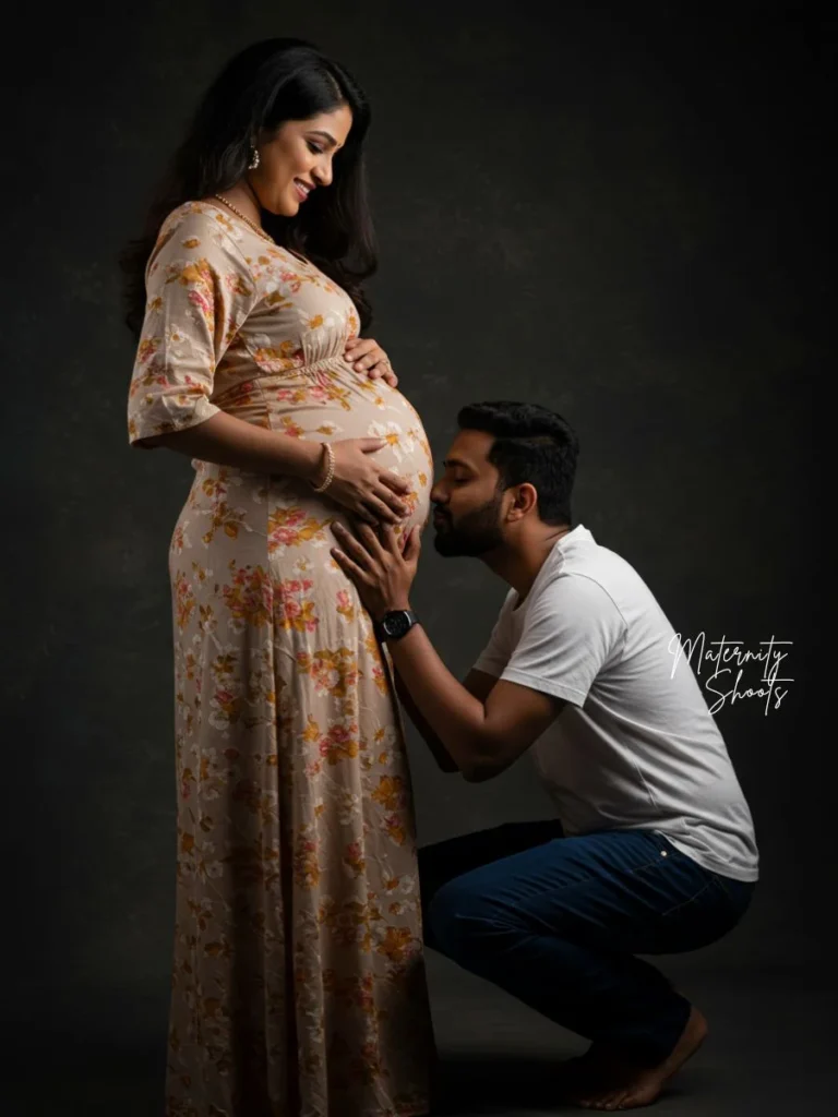 Partner Kissing the Belly