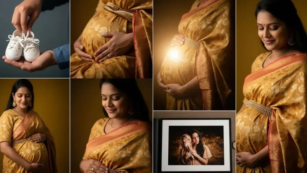Beautifully Captured Maternity Shoots Pictures Collage
