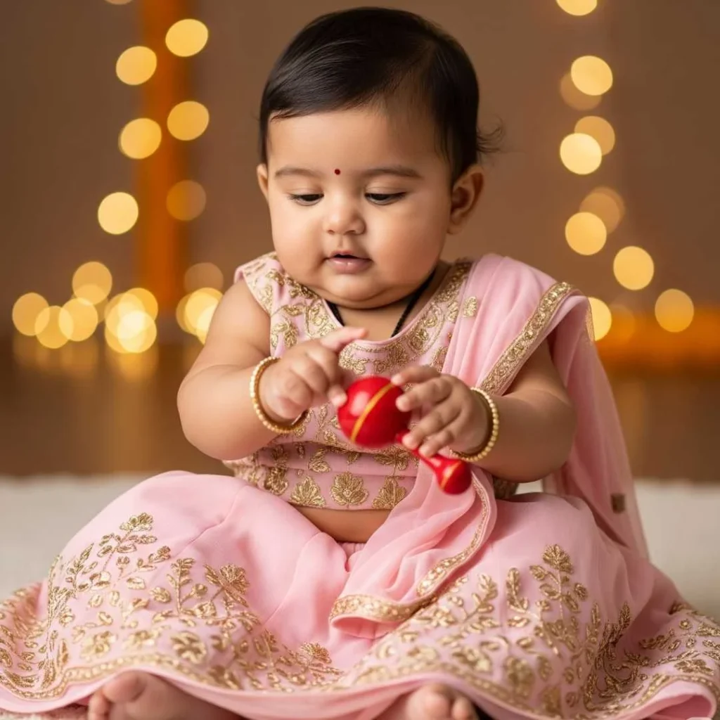 Lehenga Choli for Annaprashan Ceremony