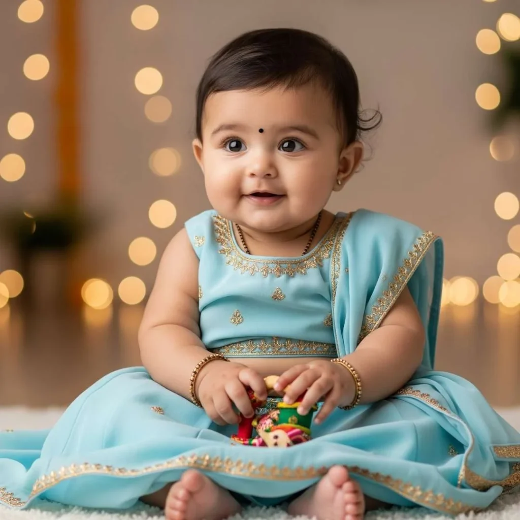 Lehenga Choli for Annaprashan Ceremony