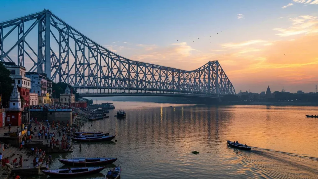 Howrah Bridge & the Ghats