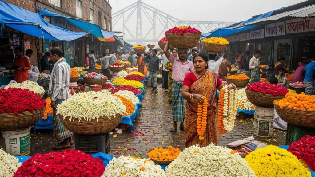 Mullick Ghat Flower Market